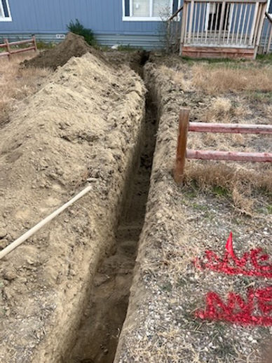 Professional plumbing work on a main line